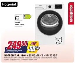 Trony Hotpoint Ariston Asciugatrice HPT84DBSIT offerta
