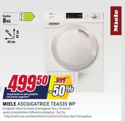 Trony Miele asciugatrice tea535 wp offerta