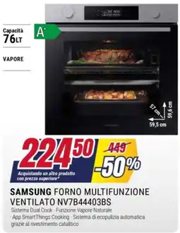 Trony Samsung forno multifunzione ventilato offerta