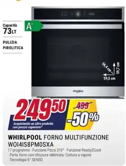 Trony Whirlpool forno multifunzione offerta