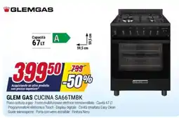 Trony Glem Gas Cucina SA66TMBK offerta