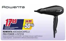 Trony Rowenta asciugacapelli pro power + cv7210 offerta