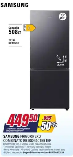 Trony Samsung frigorifero combinato offerta