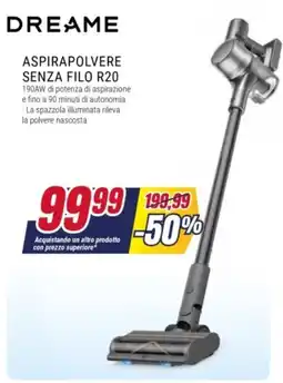 Trony Dreame Aspirapolvere Senza Filo R20 offerta