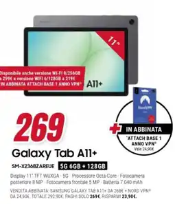 Trony Galaxy Tab A11+ offerta