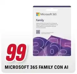 Trony Microsoft 365 Family offerta