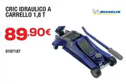 Self Cric idraulico a carrello Michelin offerta