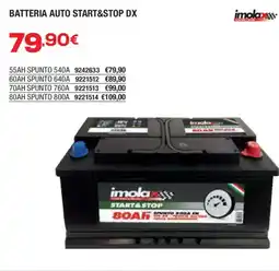 Self Batteria auto Start&Stop DX ImolaX offerta