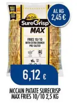 Scelgo McCain patate surecrisp max fries 10/10 offerta