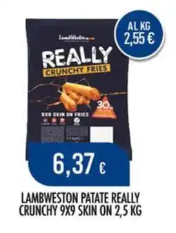 Scelgo Lamb Weston patate really crunchy 9x9 skin on offerta