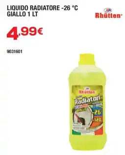 Self Liquido radiatore Rhütten offerta