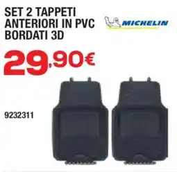 Self Tappeti anteriori in pvc bordati 3d Michelin offerta