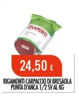 Scelgo Rigamonti carpaccio di bresaola offerta