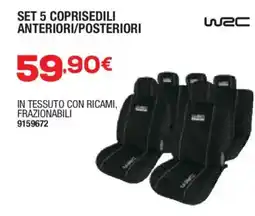 Self W2C coprisedili anteriori/posteriori offerta