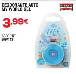 Self Deodorante auto my world gel arexons offerta