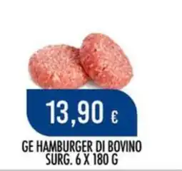 Scelgo Ge hamburger di bovino offerta
