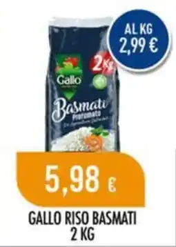 Scelgo Gallo riso basmati offerta