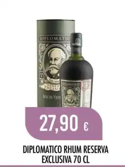 Scelgo Diplomatico rhum reserva exclusiva offerta