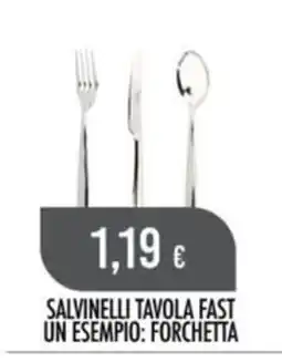 Scelgo Salvinelli tavola fast forchetta offerta