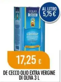 Scelgo De Cecco olio extra vergine di oliva offerta
