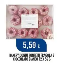 Scelgo Bakery Donut Funfetti Fragola e Cioccolato Bianco offerta