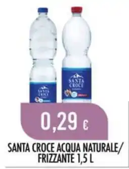 Scelgo Santa Croce acqua naturale offerta
