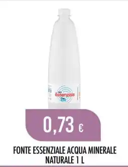 Scelgo Fonte essenziale acqua minerale naturale offerta