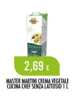Scelgo Master Martini crema vegetale cucina chef senza lattosio offerta