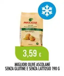 Scelgo Migliori olive ascolane senza glutine e senza lattosio offerta