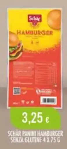 Scelgo Schär panini hamburger senza glutine offerta