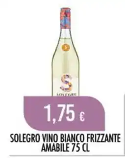 Scelgo Solegro vino bianco frizzante amabile offerta