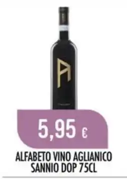 Scelgo Alfabeto vino aglianico sannio dop offerta