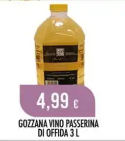 Scelgo Gozzana vino passerina offerta