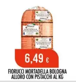 Scelgo Fiorucci mortadella bologna alloro con pistacchi offerta
