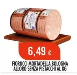 Scelgo Fiorucci mortadella bologna alloro senza pistacchi offerta