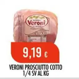 Scelgo Veroni prosciutto cotto offerta