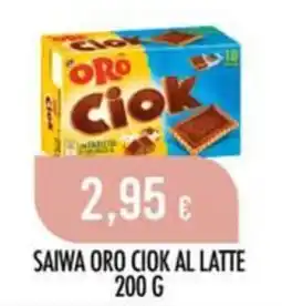 Scelgo Saiwa Oro Ciok al latte offerta