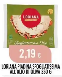 Scelgo Loriana piadina sfogliatissima all'olio di oliva offerta