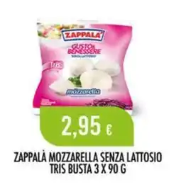 Scelgo Zappalà mozzarella senza lattosio offerta