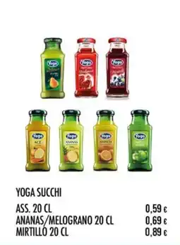 Scelgo Yoga succhi offerta