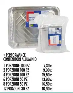 Scelgo Contenitori alluminio offerta