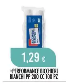 Scelgo Performance bicchieri bianchi pp offerta