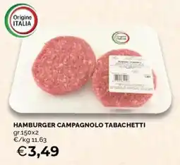 Mercatò Hamburger Campagnolo Tabachetti offerta