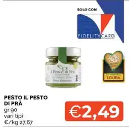 Mercatò Pesto il pesto di prà offerta