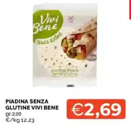 Mercatò Piadina senza glutine Vivi Bene offerta