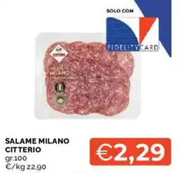 Mercatò Salame milano Citterio offerta