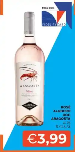 Mercatò Rosé Aragosta offerta