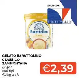 Mercatò Gelato barattolino classico Sammontana offerta