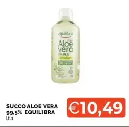Mercatò Succo aloe vera 99,5% equilibra offerta