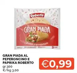 Mercatò Gran Piada al peperoncino e paprika Roberto offerta